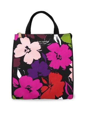 Kate Spade New York Floral Insulated Lunch Bag Tote NEW.